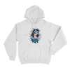 Anni The Duck Butterfly Girl Unisex Hoodie White